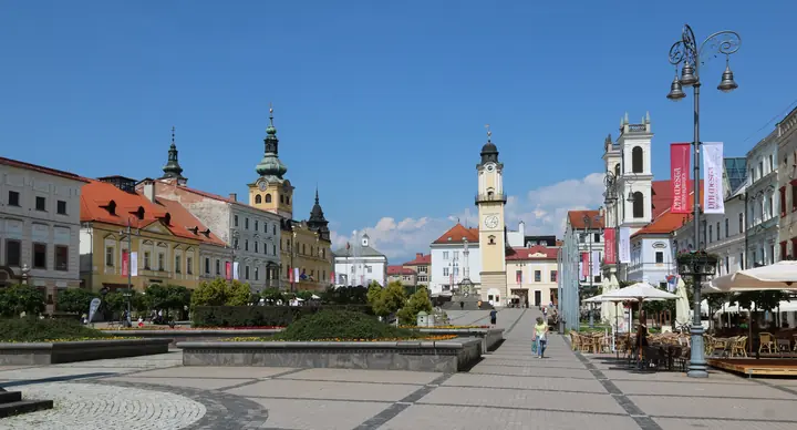 SNP Square in the historic centre of Banská Bystrica