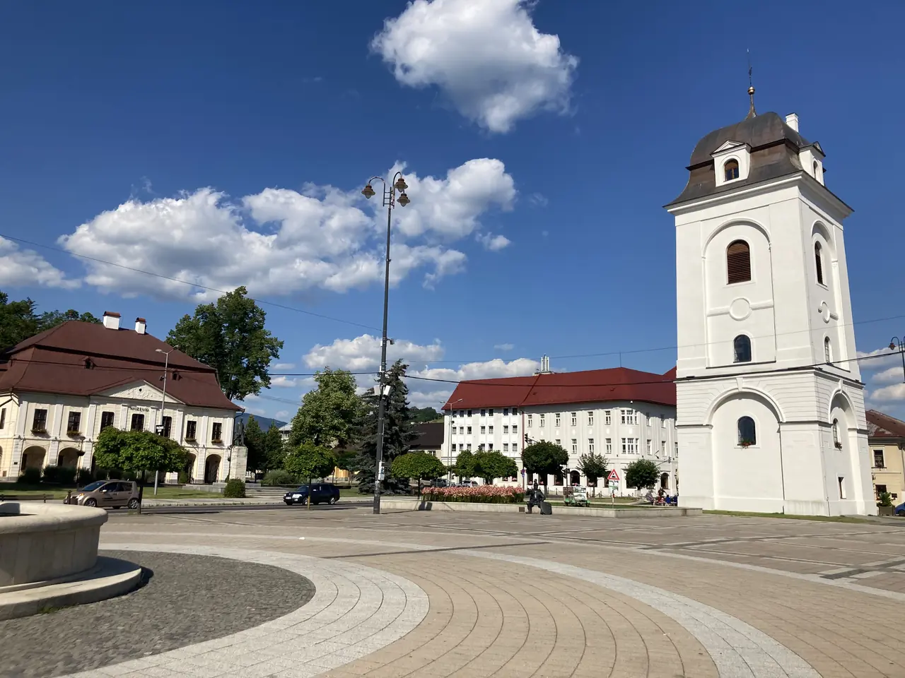 Historic centre and main square of Brezno