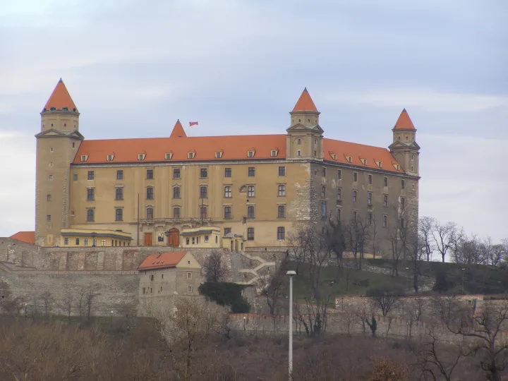 Bratislava Castle above the Slovak capital