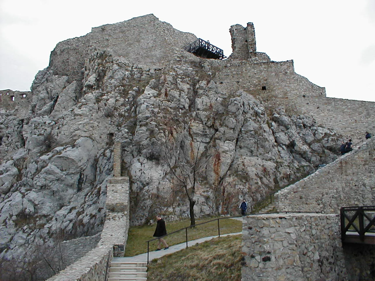 Ruins of Devín Castle near Bratislava