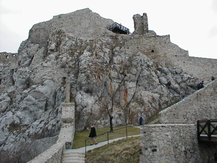 Ruins of Devín Castle near Bratislava