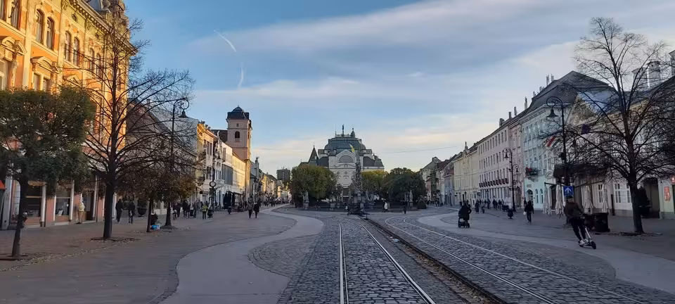 Hlavná Street in Košice