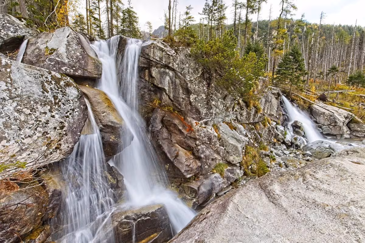 Hrebienok and Studený Potok Waterfalls — photo 1